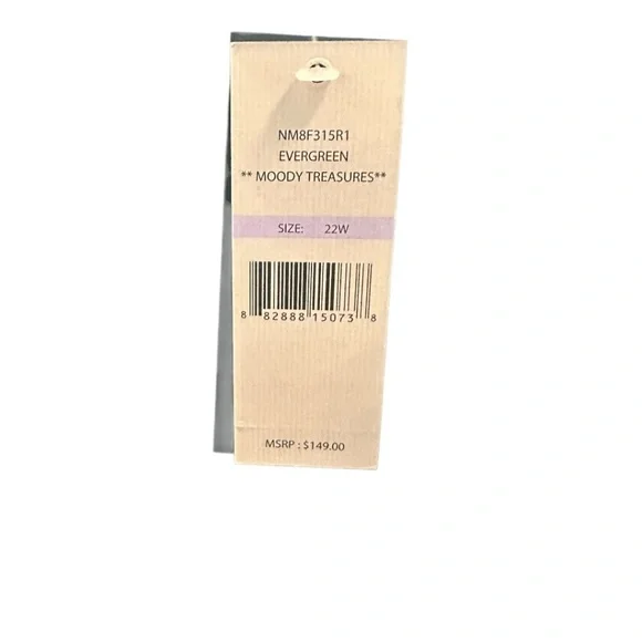 Nanette Lepore Dress Lace Sleeve Evergreen 22W - Picture 7 of 8